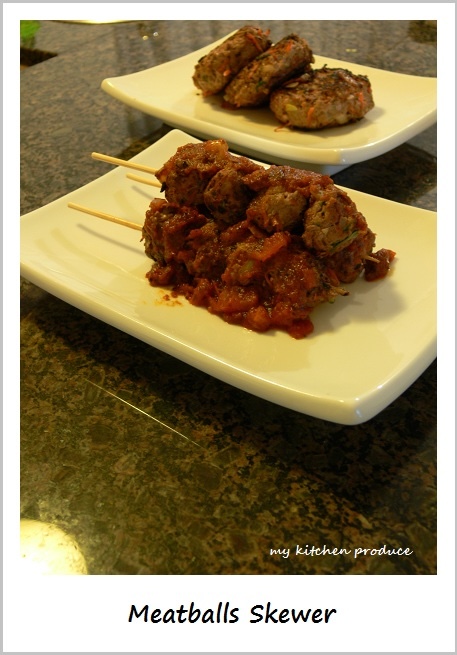 Meatballs Skewer Meatballs Skewer