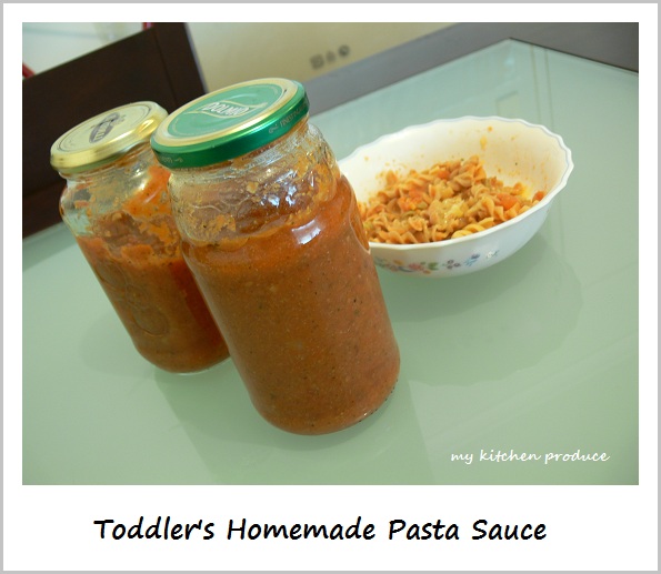Toddler's Homemade Pasta Sauce Toddler's Homemade Pasta Sauce