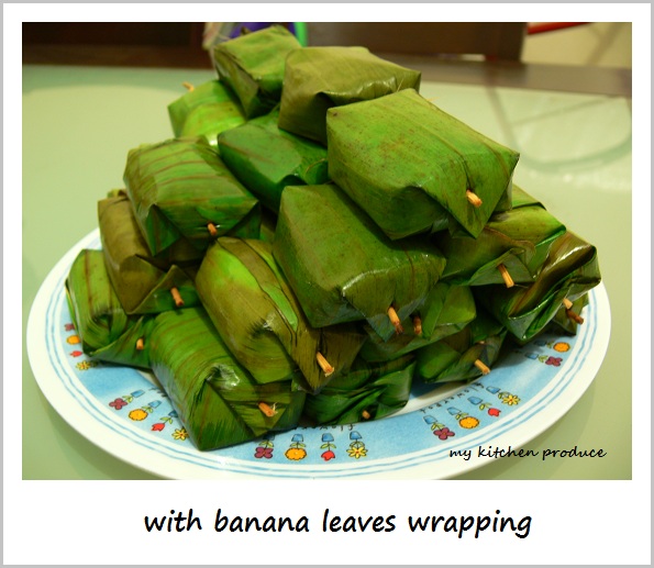 Lemper Ayam Panggang - with banana wrapping Lemper Ayam Panggang - with banana wrapping