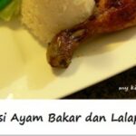 Nasi Ayam Bakar dan Lalapan