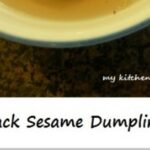 Black Sesame Dumplings
