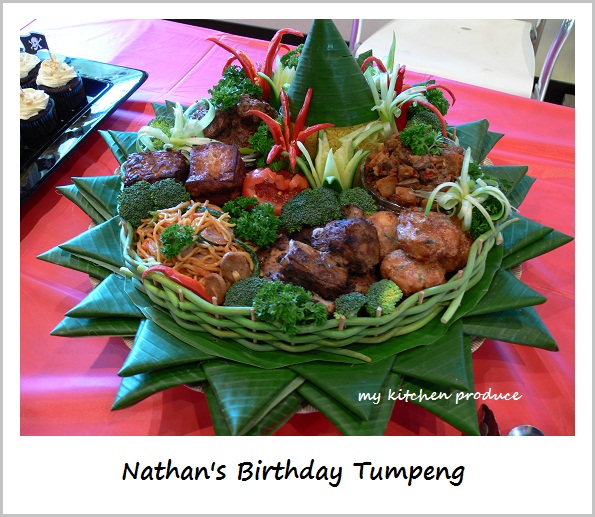 Nathan's Birthday Tumpeng