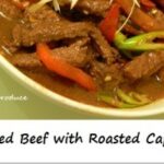 Stir Fried Beef with Roasted Capsicum