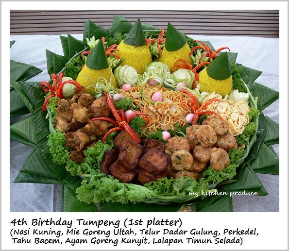 4th Birthday Tumpeng (1st Platter)