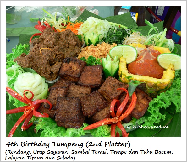 4th Birthday Tumpeng (2nd Platter)
