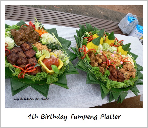4th Birthday Tumpeng Platter