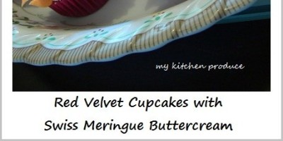 Red Velvet Cupcakes with Swiss Meringue Buttercream