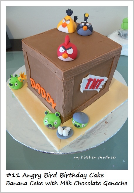 #11 Angry Bird Birthday Cake - view 1